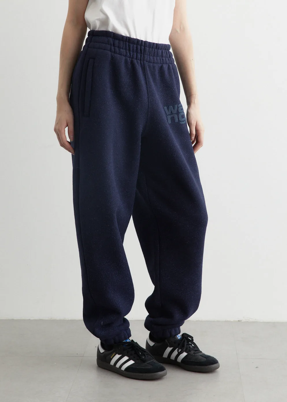 Glitter Essential Terry Sweatpants With Puff Logo