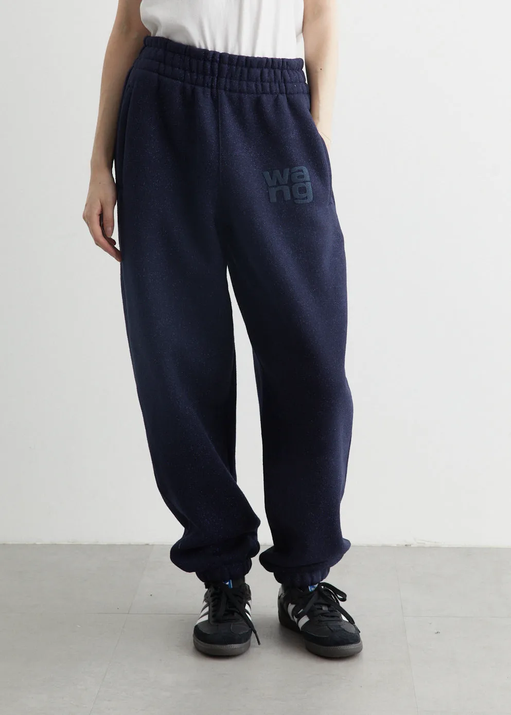 Glitter Essential Terry Sweatpants With Puff Logo
