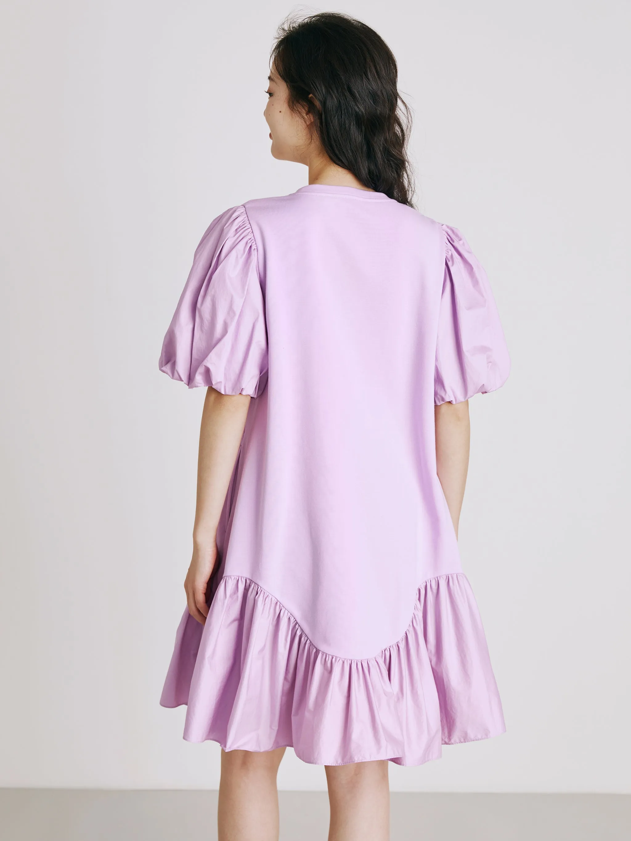 Glutinous Purple Elegant Skirt