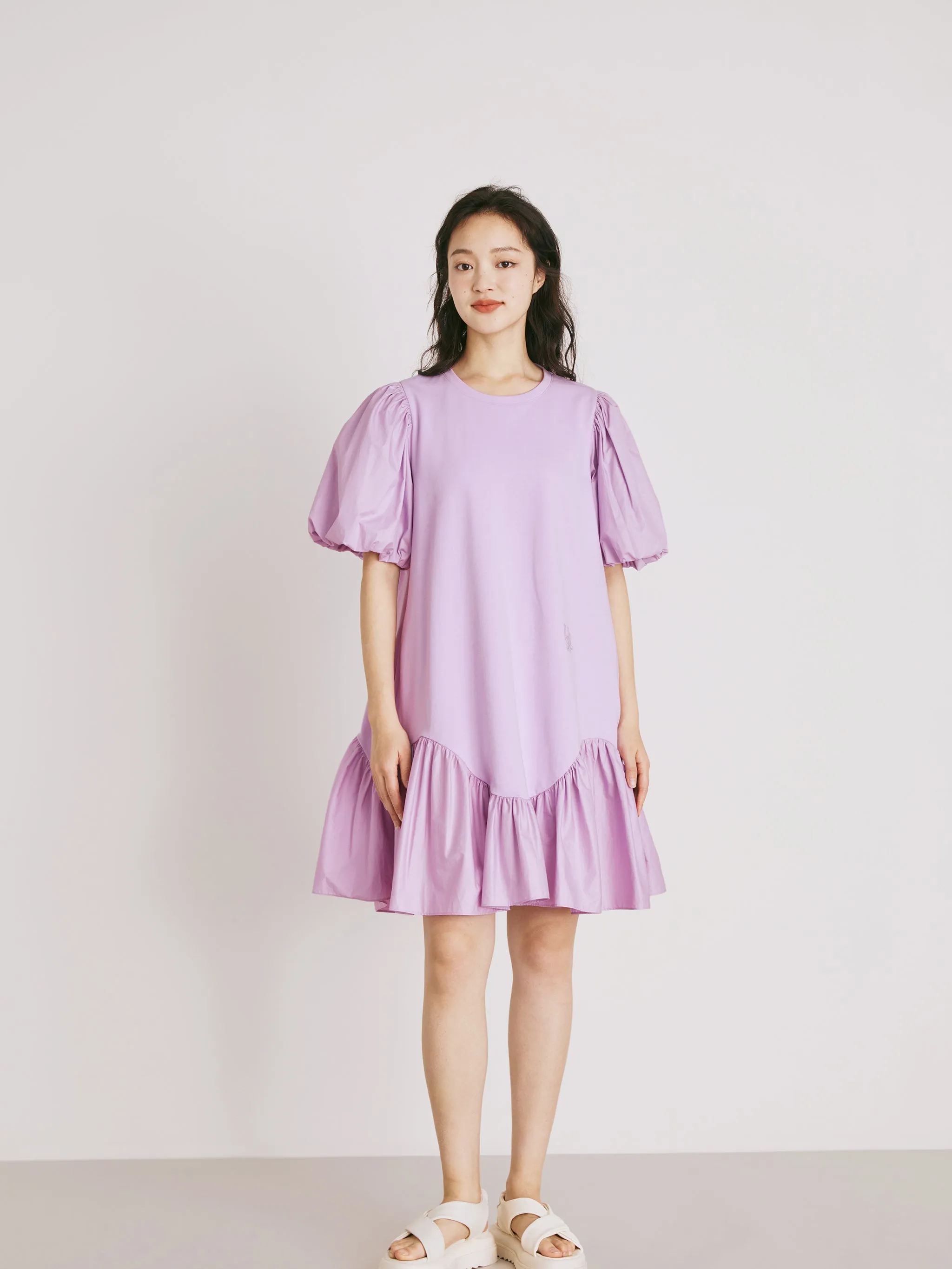 Glutinous Purple Elegant Skirt