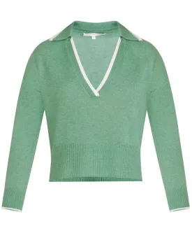 Green Cashmere Koko Pullover