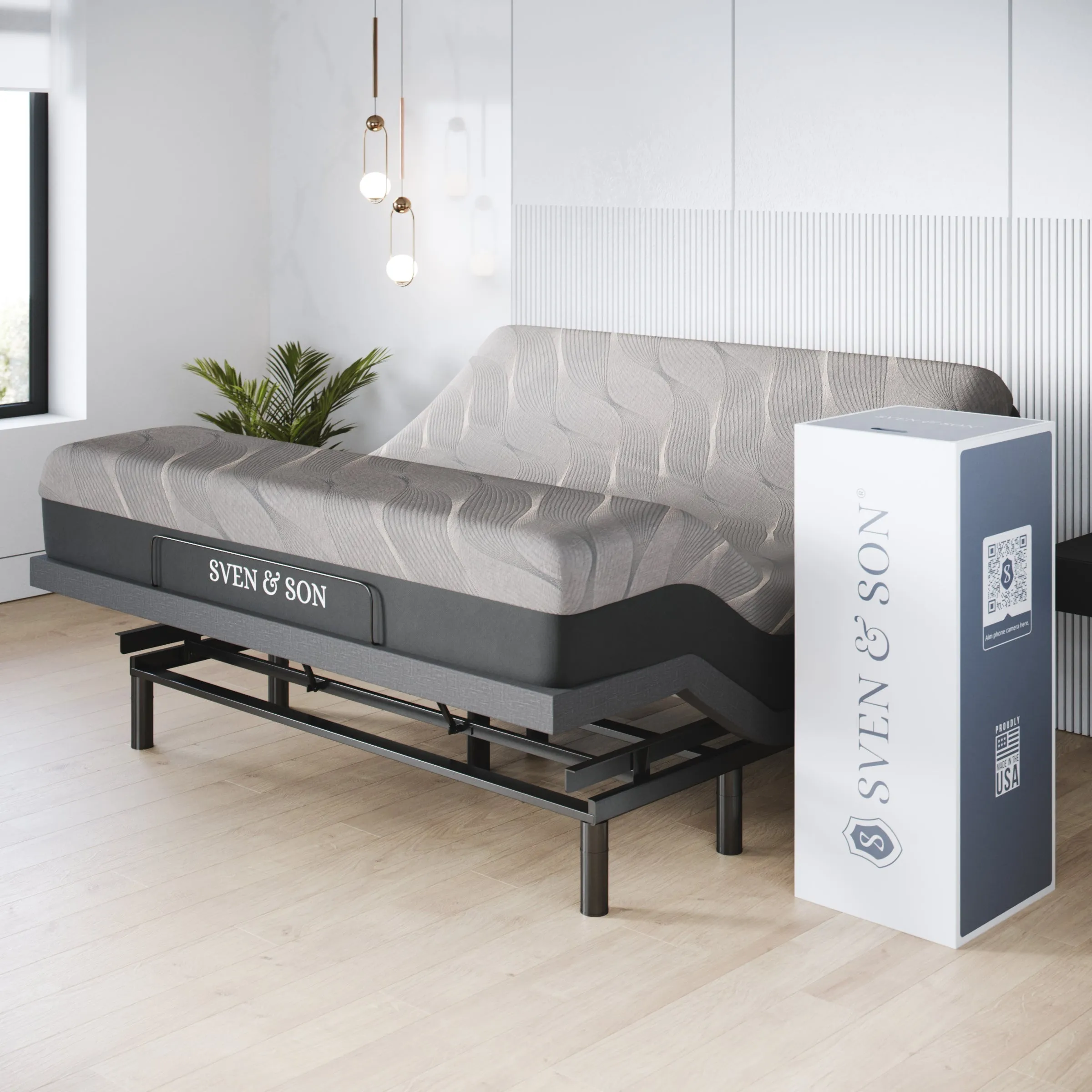 Harmony Series Adjustable Bed Base   Choice of Mattress Bundle
