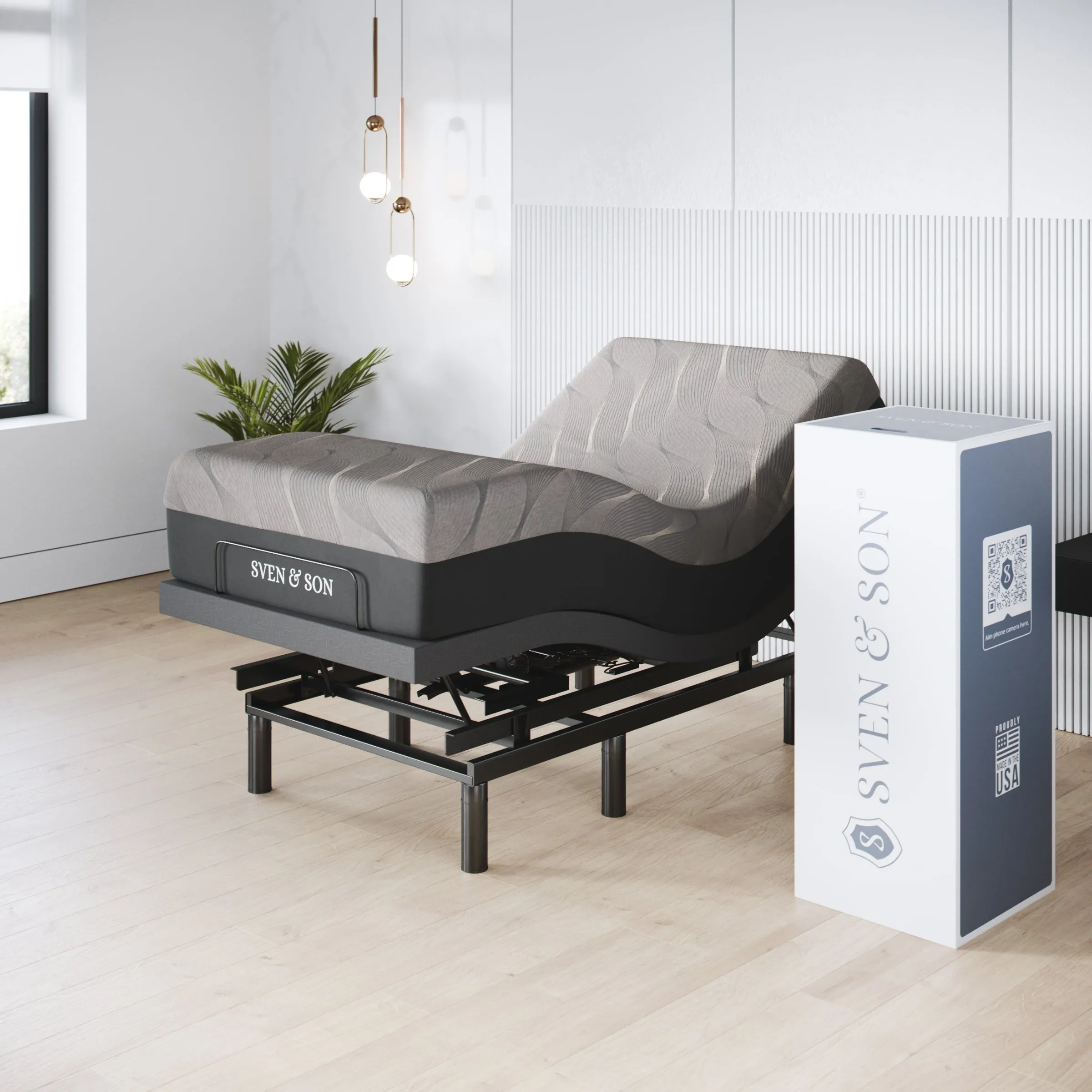Harmony Series Adjustable Bed Base   Choice of Mattress Bundle