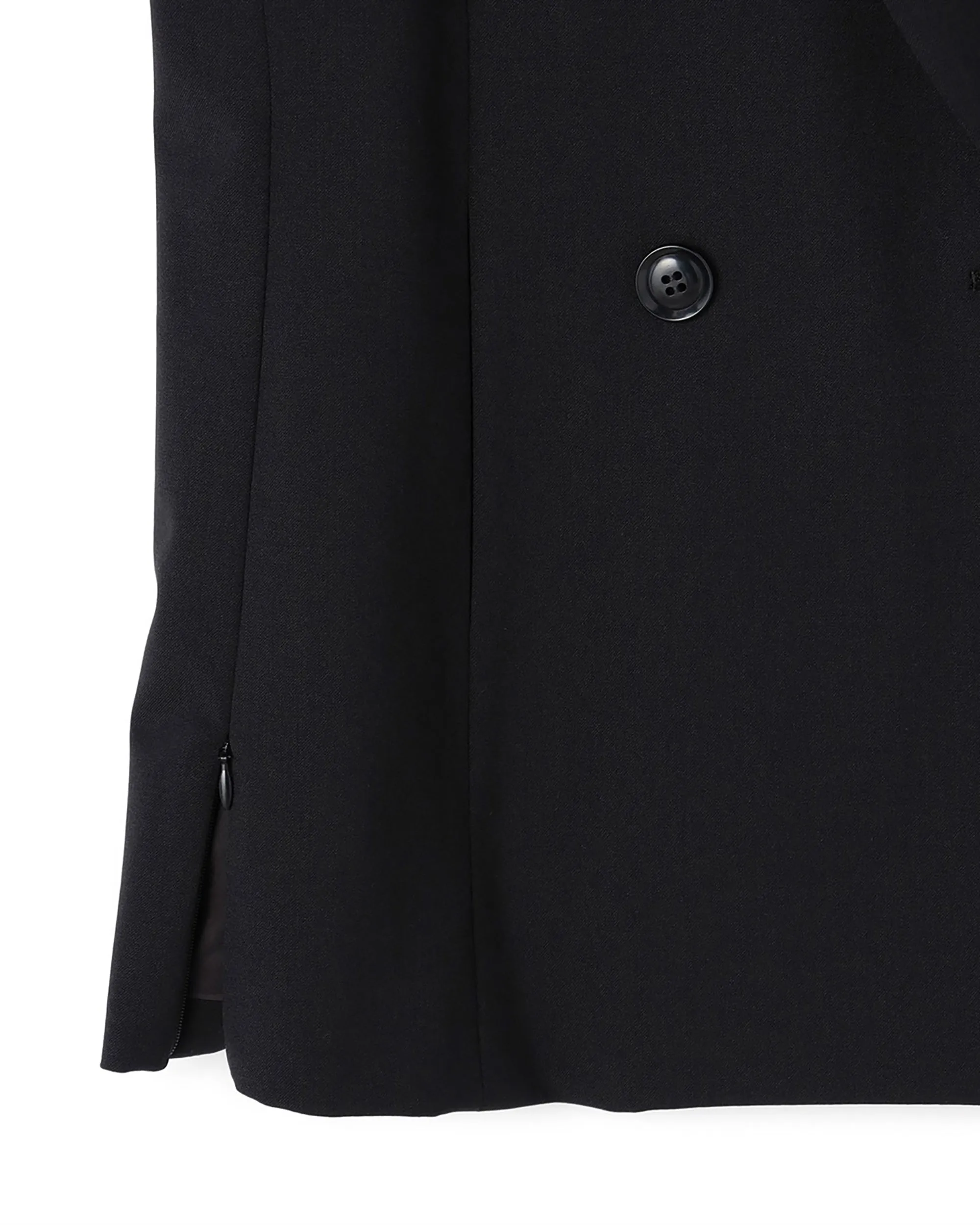 Impression Wool Mix Double Breasted Mid Length Blazer