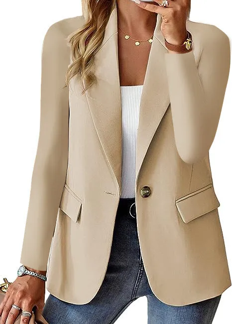 Ivyshape | Classic Button Blazer