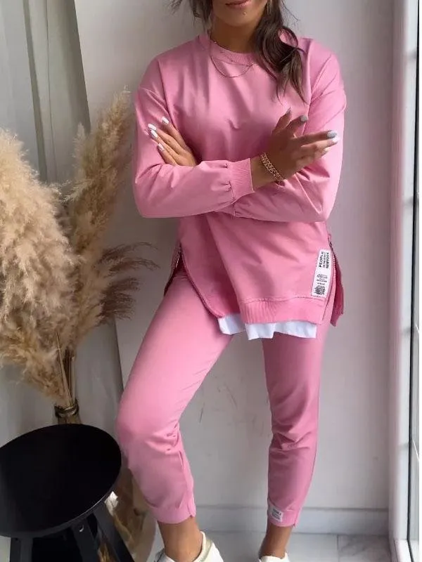 Ivyshape | Comfortable Sweatshirt and Pants for Women