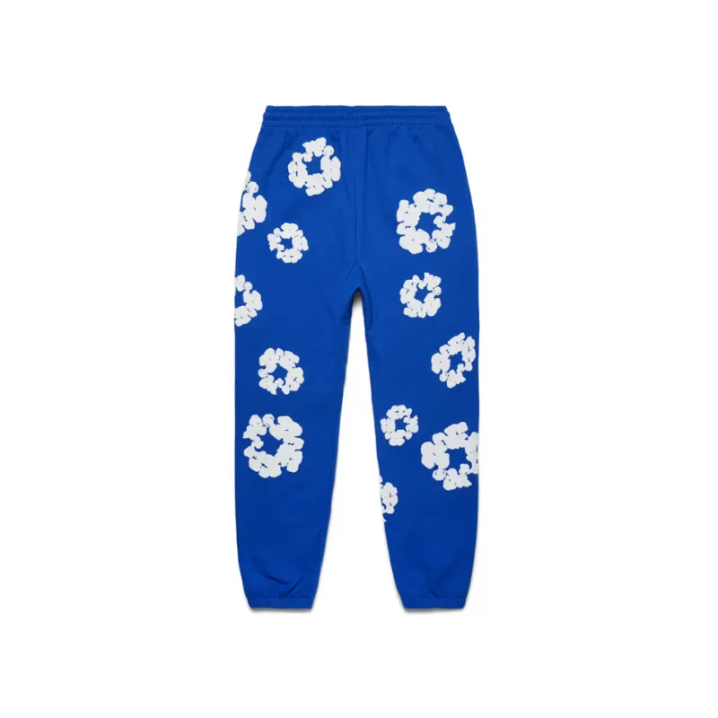 Joggers Cotton Wreath Blue | Denim Tears