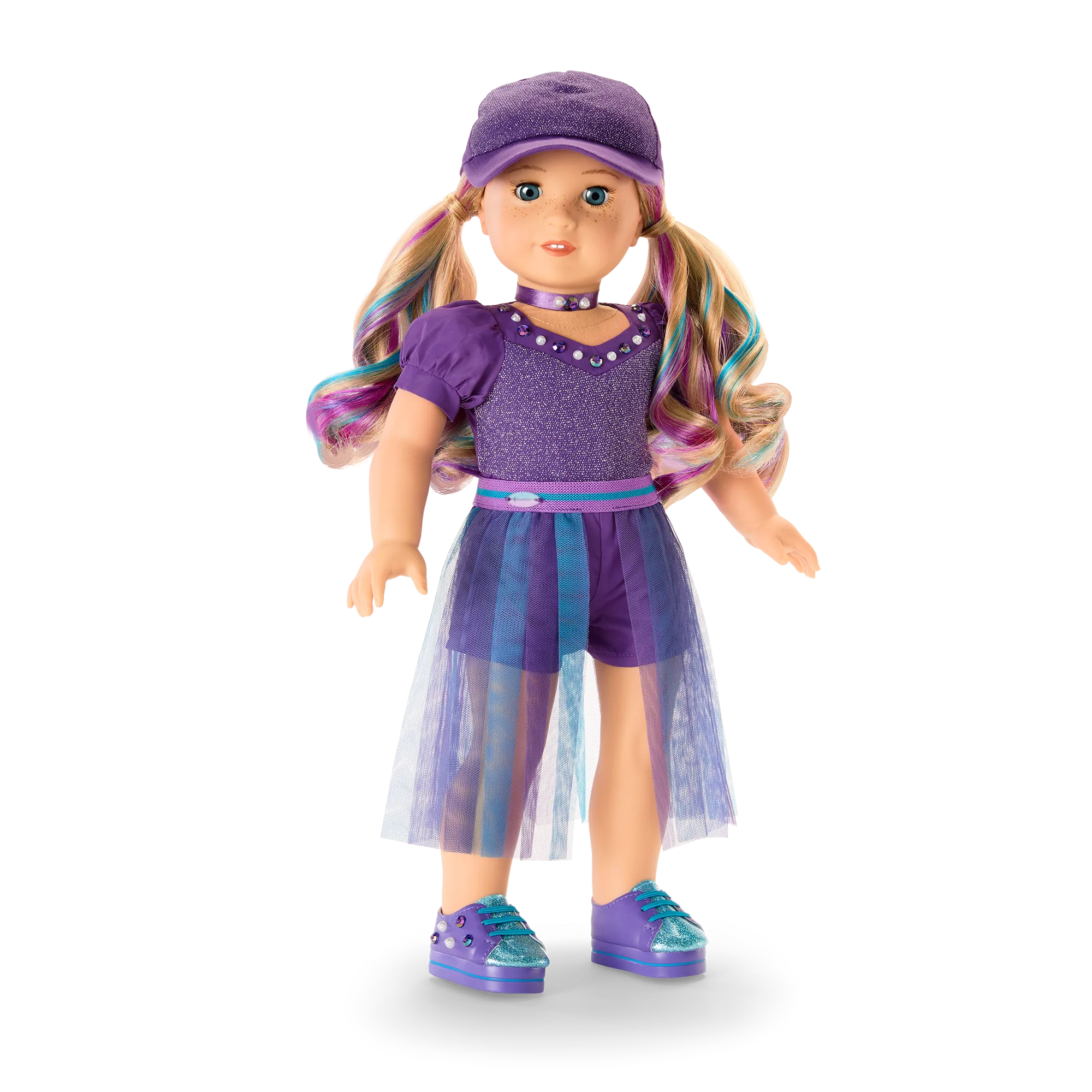 June Exquisite Alexandrite Outfit for 18-inch Dolls