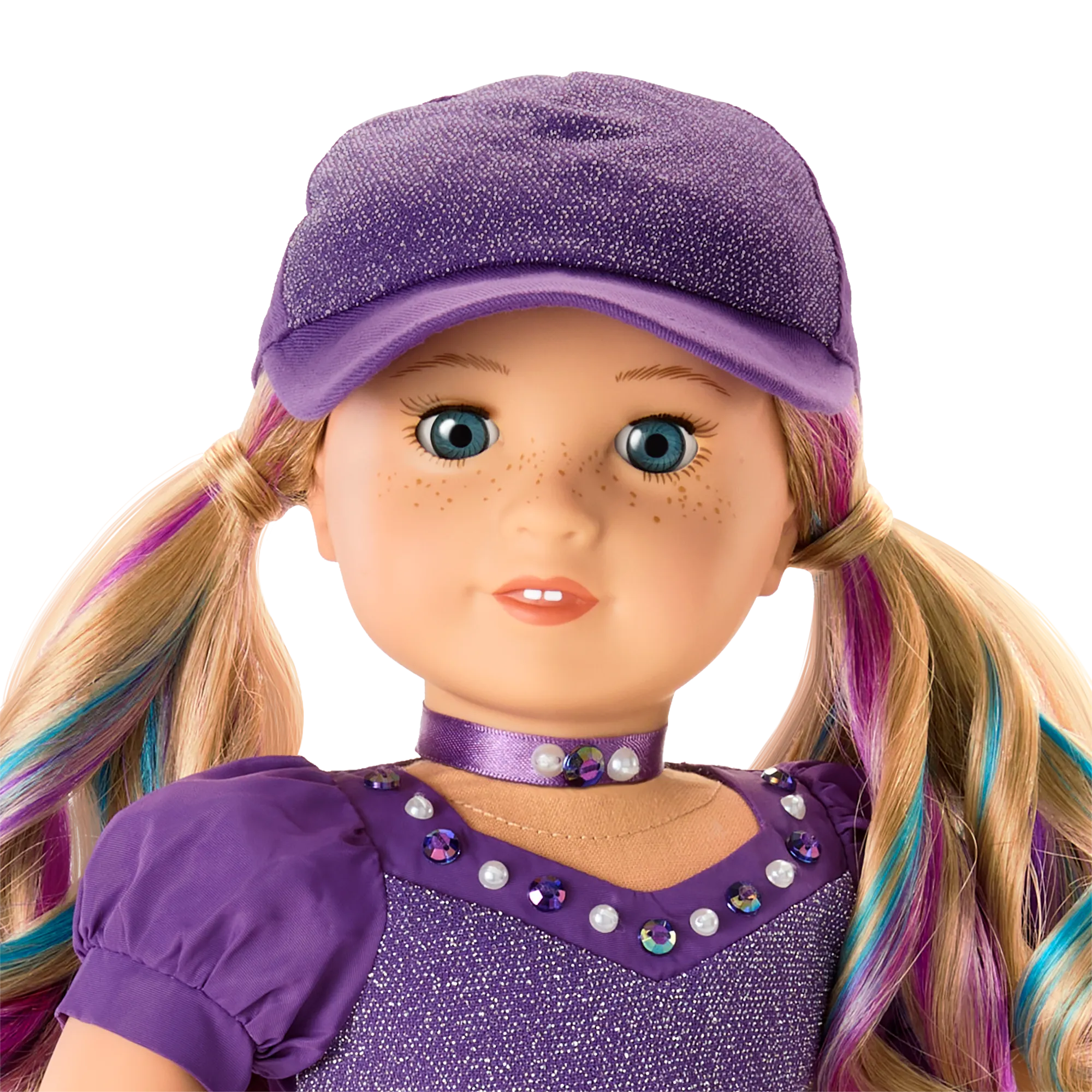 June Exquisite Alexandrite Outfit for 18-inch Dolls