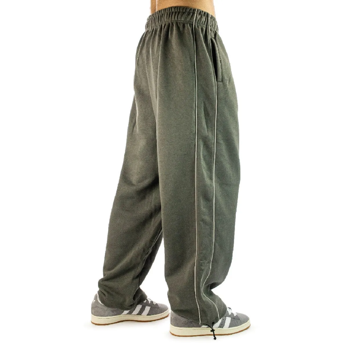 Karl Kani Oversized Sidestripe Sweatpants Jogging Hose 60030078 - grüngrau