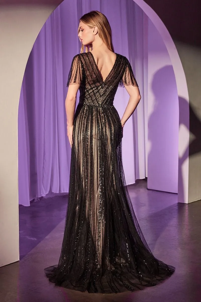 KIRSTEEN Sequin Embellished Mother of Groom Bride Evening Gown