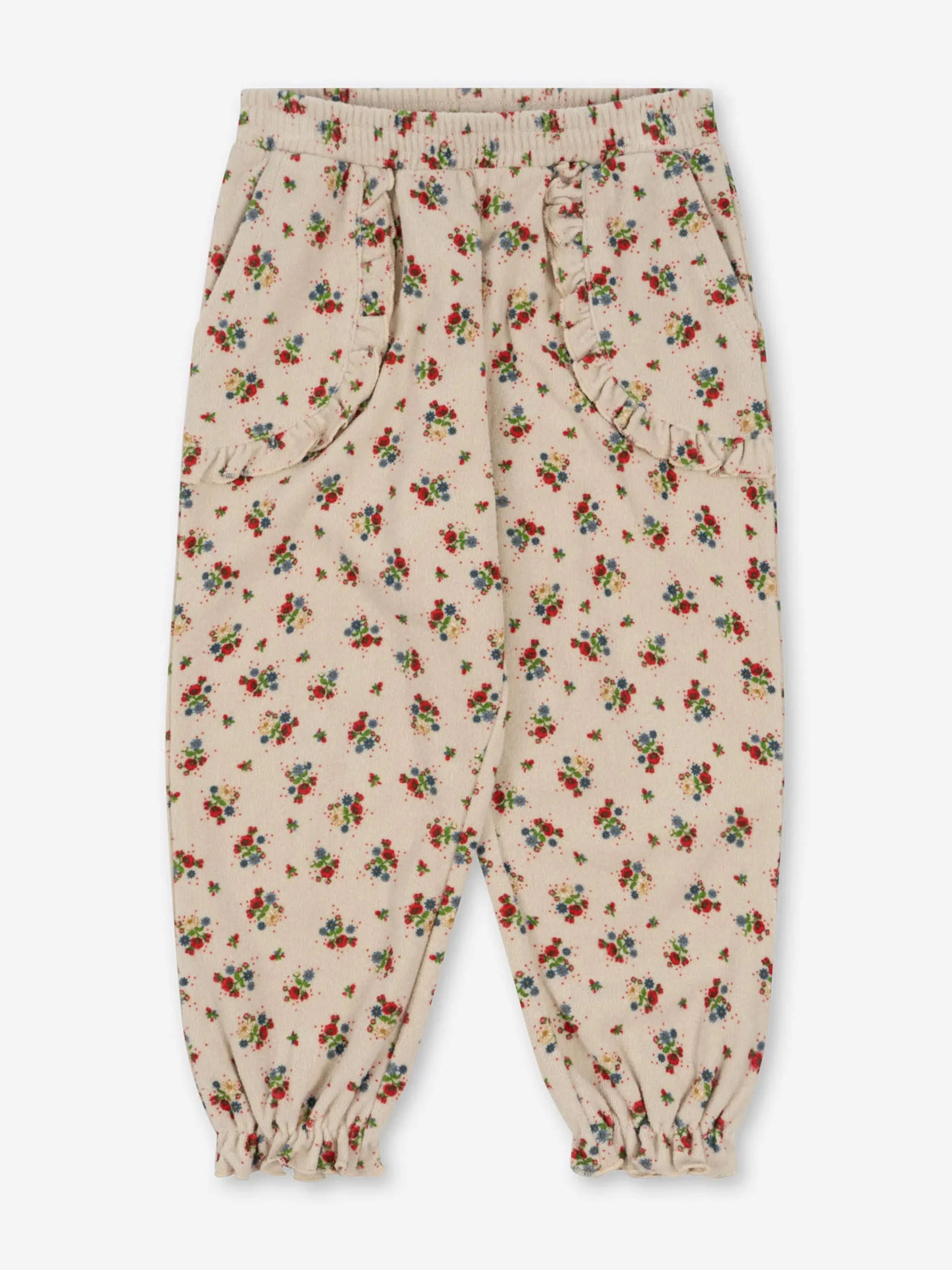 Konges Sløjd Girls Floral Itty Frill Joggers in Multicolour