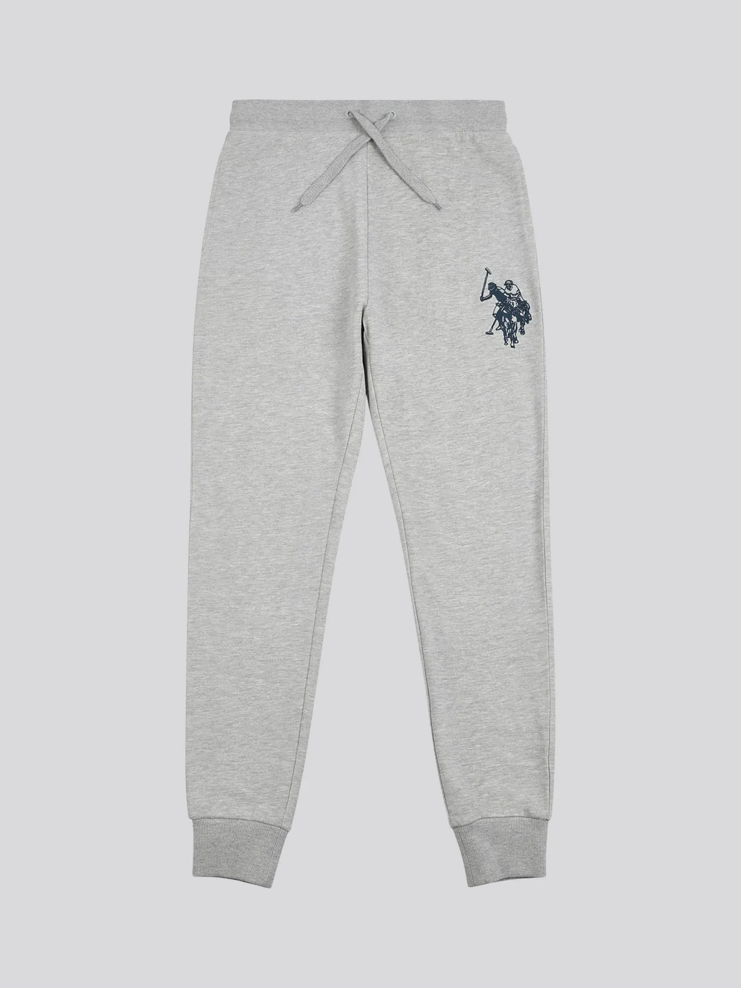 Mens Large Logo Joggers in Vintage Grey Heather