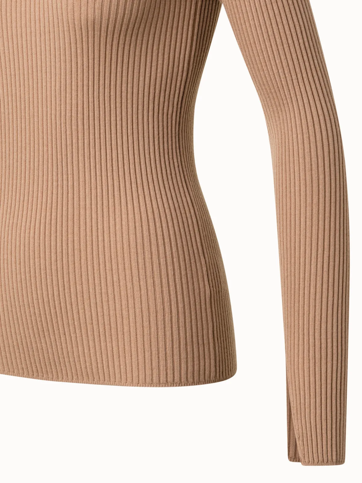 Merino Wool Bouclé Knit Pullover