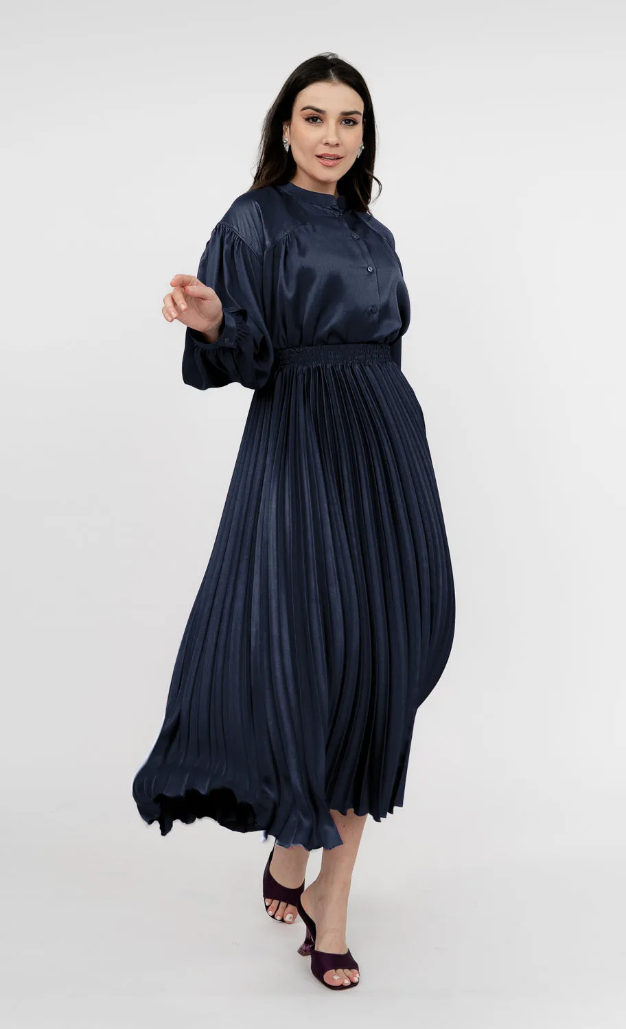 Natalia Skirt in Pageant Blue