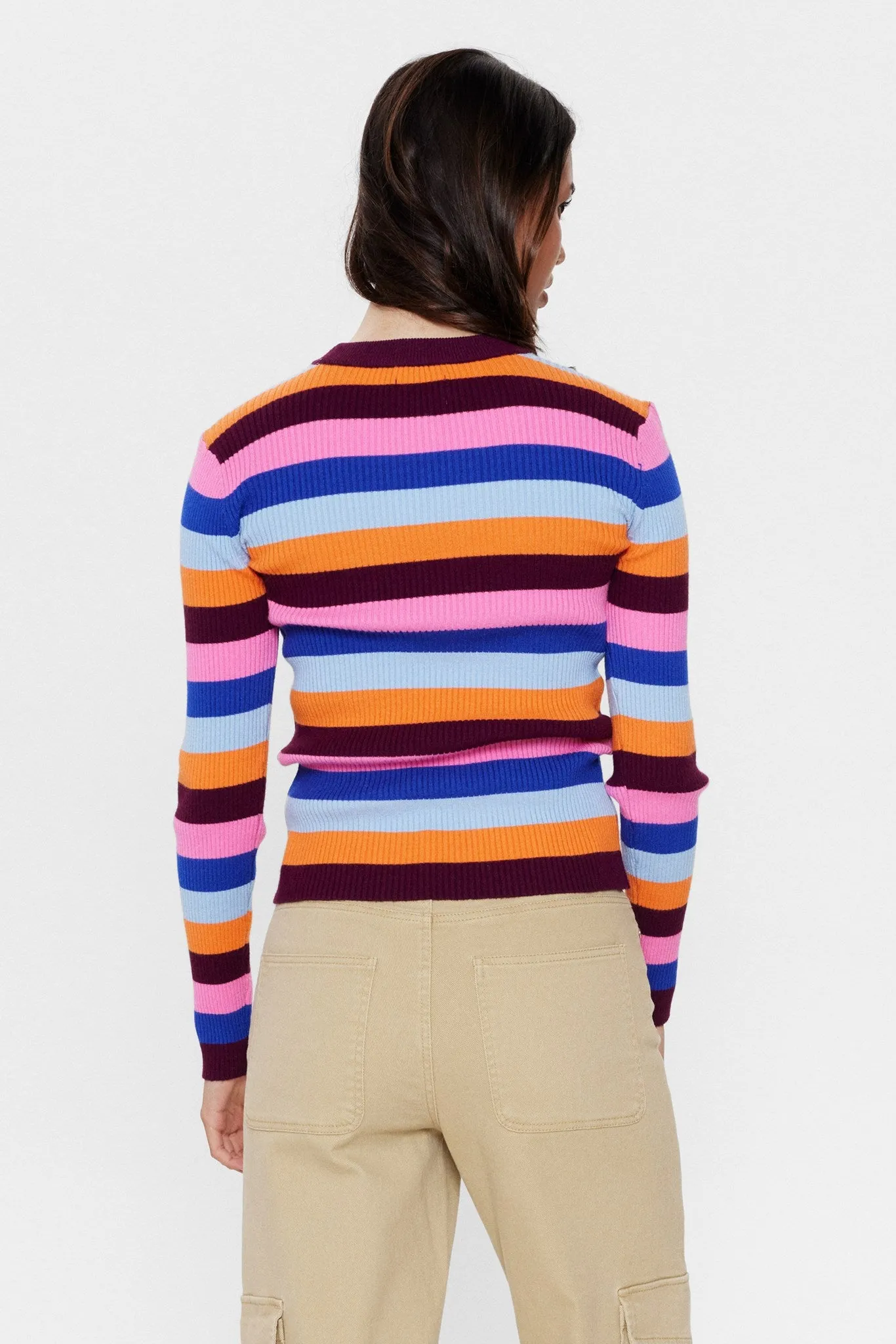 NUMULTA PULLOVER - Red Orange