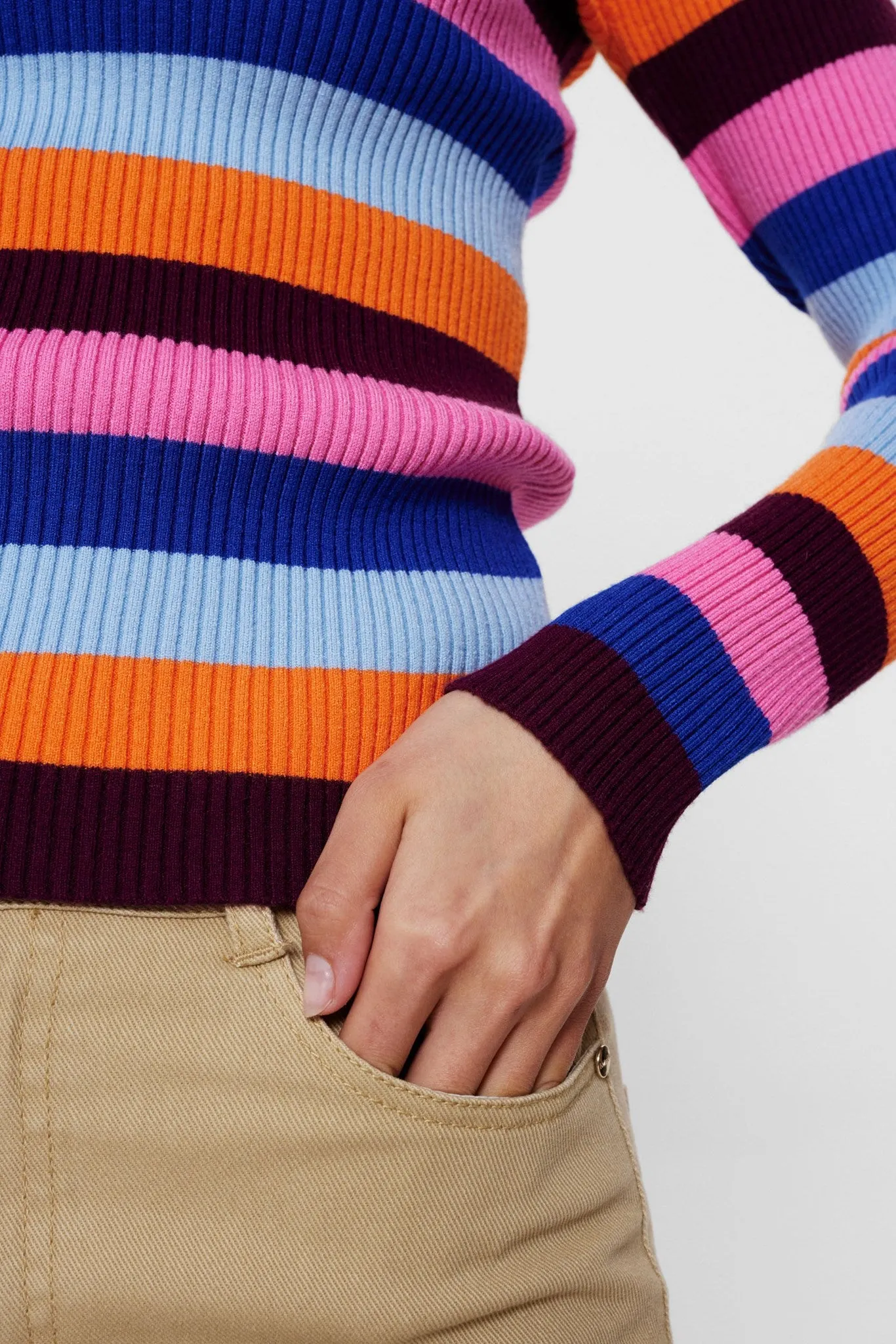 NUMULTA PULLOVER - Red Orange