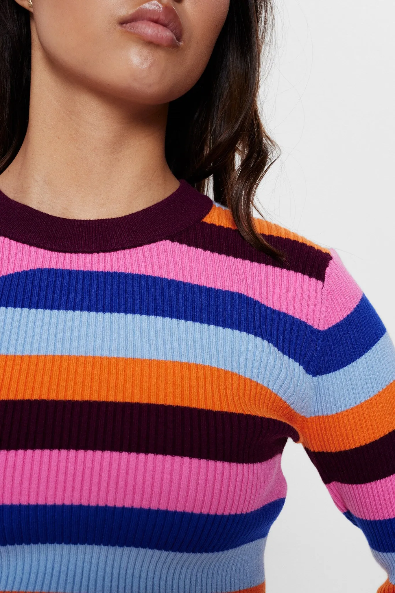 NUMULTA PULLOVER - Red Orange