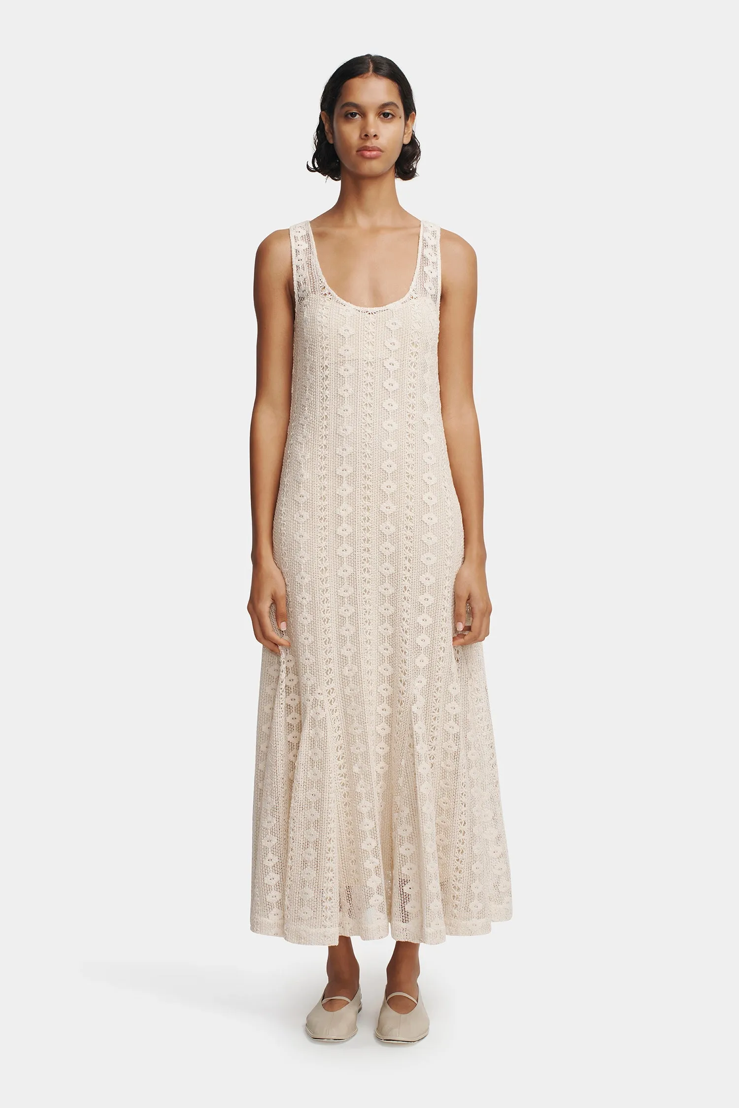 Olive Midi Dress Natural