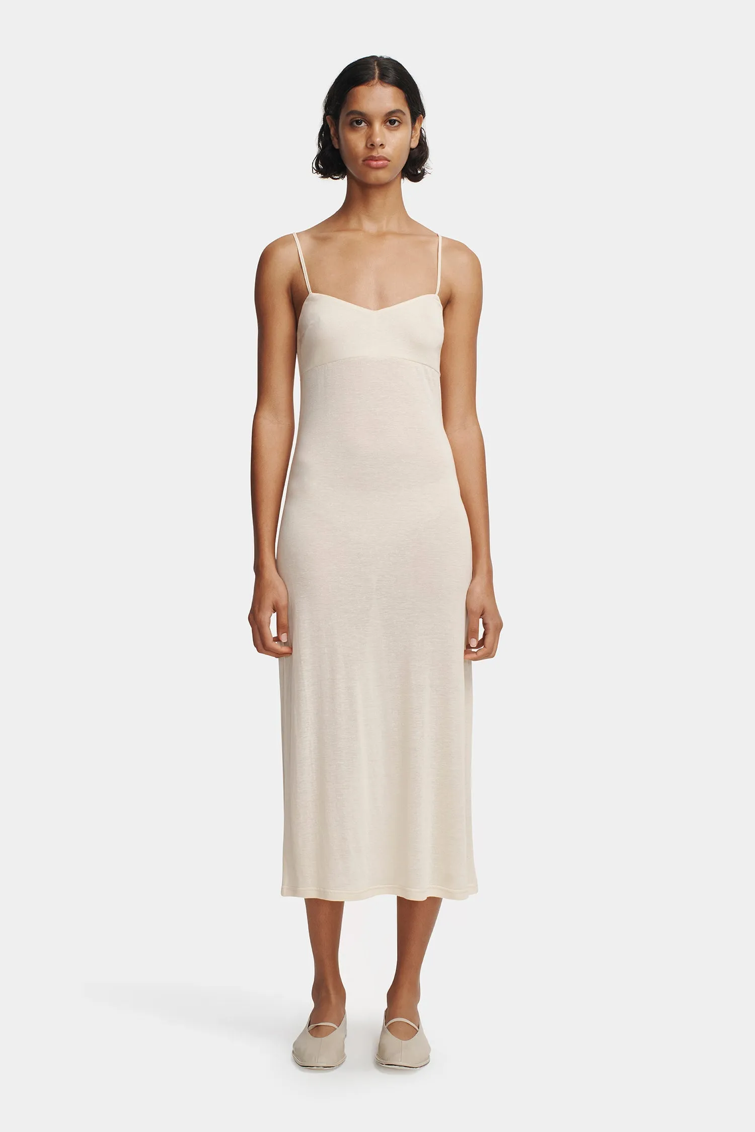 Olive Midi Dress Natural