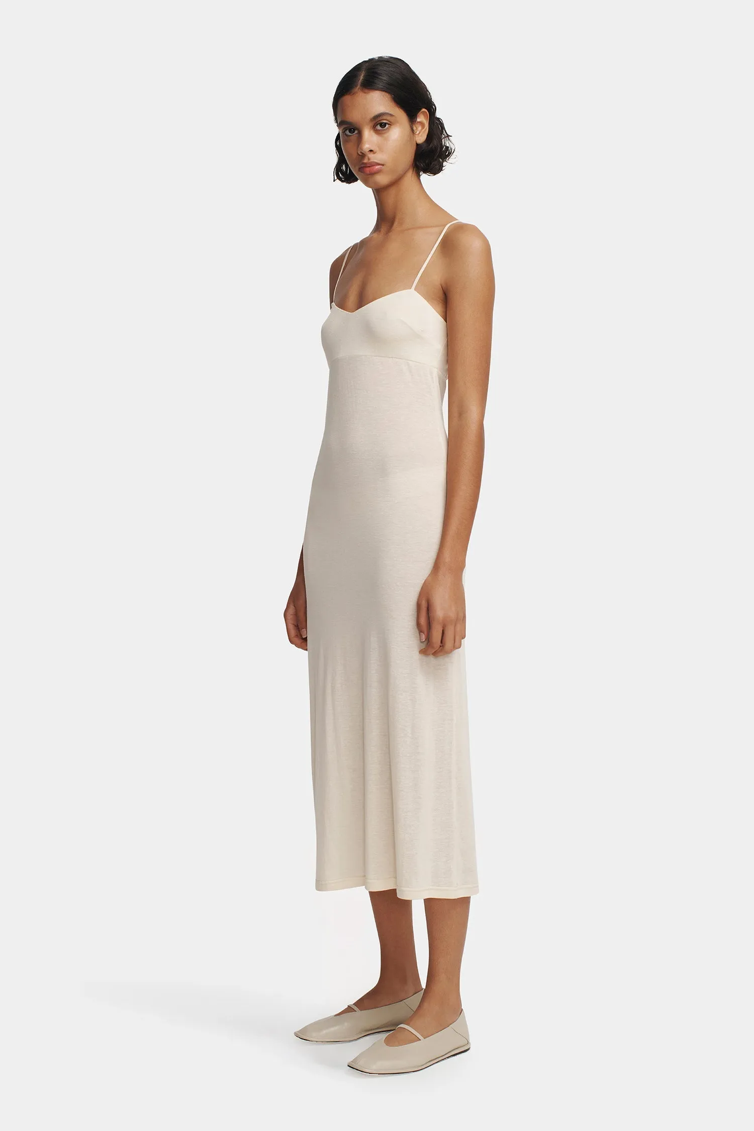 Olive Midi Dress Natural
