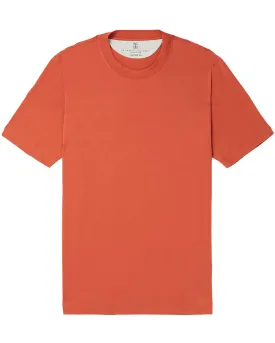 Orange Cotton T-Shirt