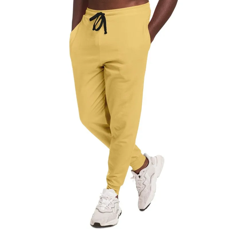 Pastel Orange Yellow Joggers | Unisex | with PLUS sizes | Bright Pastel Orange Yellow | C0M15Y60K0