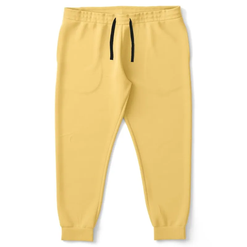 Pastel Orange Yellow Joggers | Unisex | with PLUS sizes | Bright Pastel Orange Yellow | C0M15Y60K0