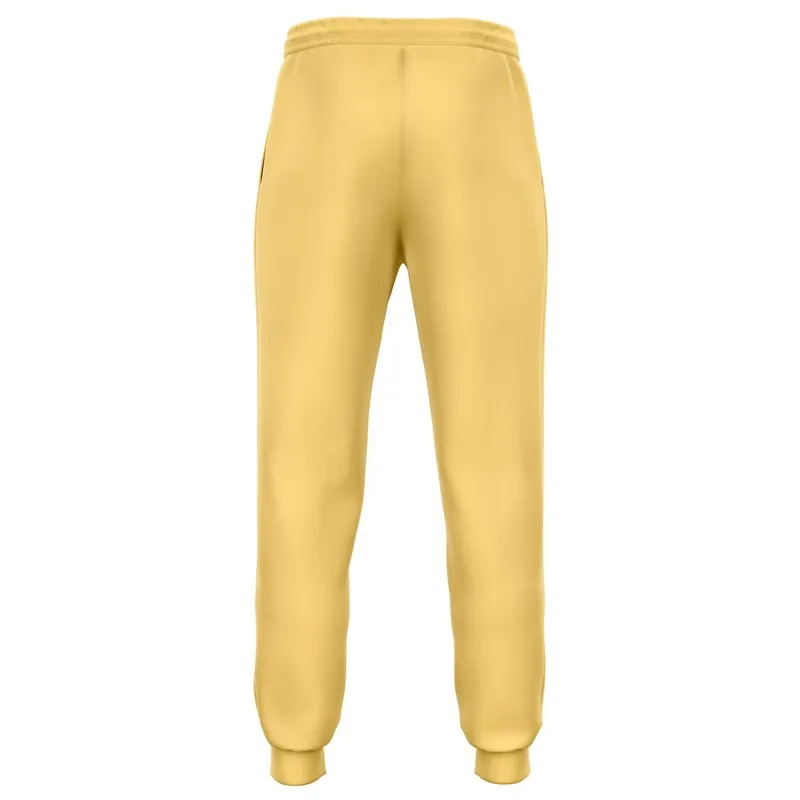 Pastel Orange Yellow Joggers | Unisex | with PLUS sizes | Bright Pastel Orange Yellow | C0M15Y60K0