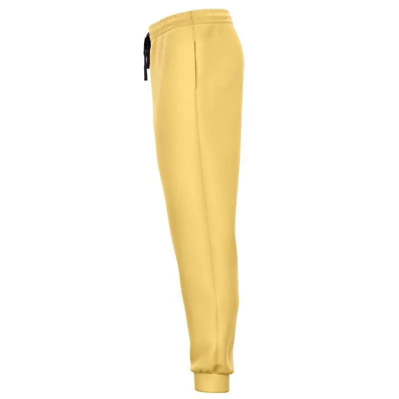 Pastel Orange Yellow Joggers | Unisex | with PLUS sizes | Bright Pastel Orange Yellow | C0M15Y60K0