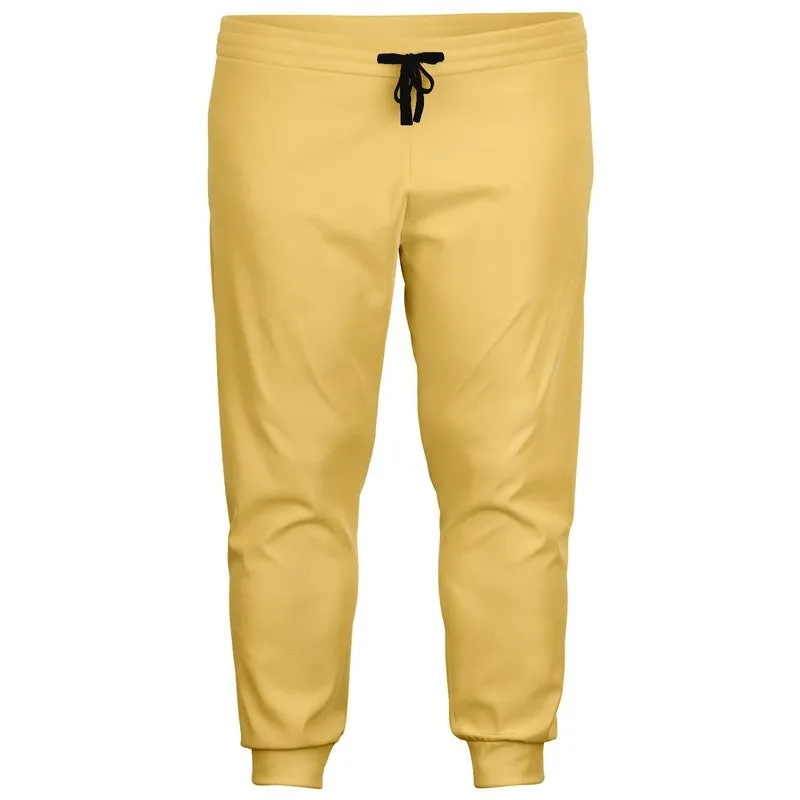 Pastel Orange Yellow Joggers | Unisex | with PLUS sizes | Bright Pastel Orange Yellow | C0M15Y60K0