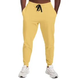 Pastel Orange Yellow Joggers | Unisex | with PLUS sizes | Bright Pastel Orange Yellow | C0M15Y60K0