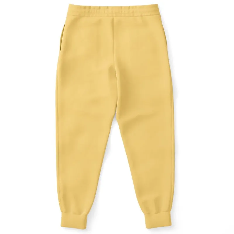 Pastel Orange Yellow Joggers | Unisex | with PLUS sizes | Bright Pastel Orange Yellow | C0M15Y60K0