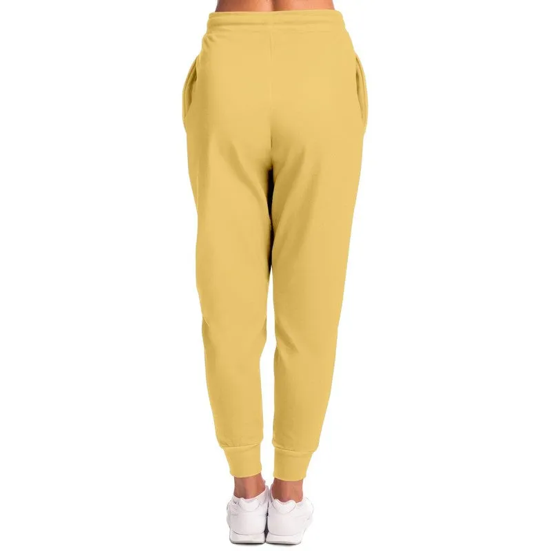 Pastel Orange Yellow Joggers | Unisex | with PLUS sizes | Bright Pastel Orange Yellow | C0M15Y60K0