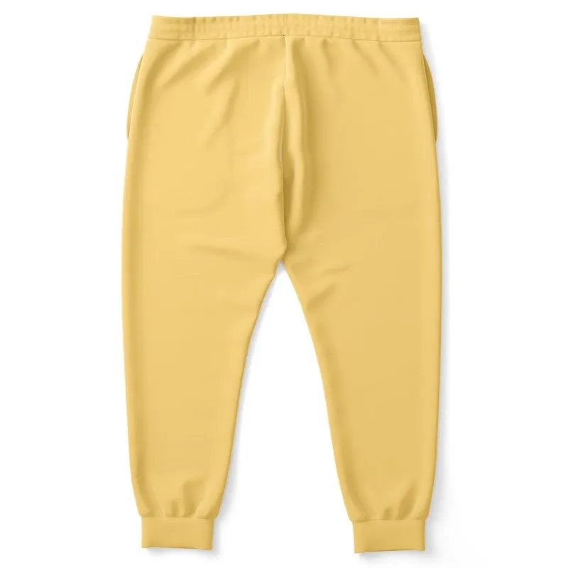 Pastel Orange Yellow Joggers | Unisex | with PLUS sizes | Bright Pastel Orange Yellow | C0M15Y60K0