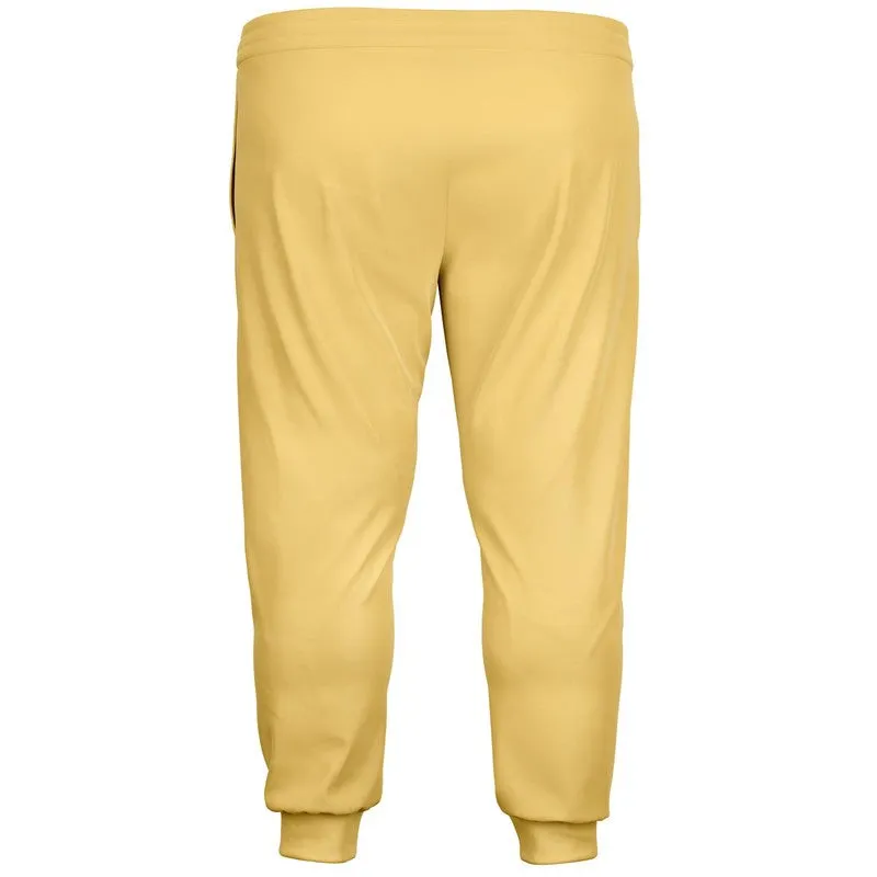 Pastel Orange Yellow Joggers | Unisex | with PLUS sizes | Bright Pastel Orange Yellow | C0M15Y60K0
