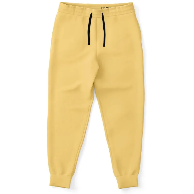 Pastel Orange Yellow Joggers | Unisex | with PLUS sizes | Bright Pastel Orange Yellow | C0M15Y60K0