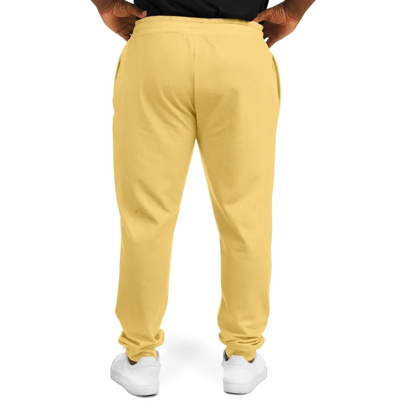Pastel Orange Yellow Joggers | Unisex | with PLUS sizes | Bright Pastel Orange Yellow | C0M15Y60K0