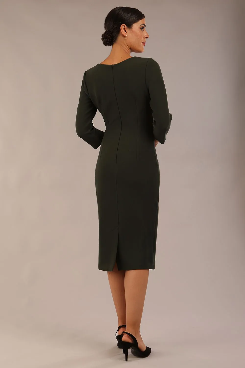 Peppard 3/4 Sleeve Pencil Dress