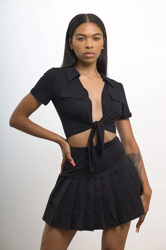 Pleated Skirt