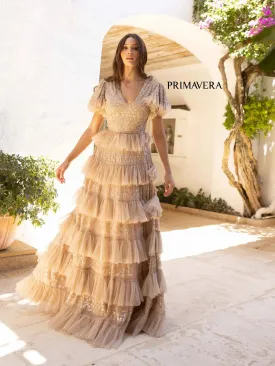 Primavera Couture 12058 Prom Dress Long Beaded gown