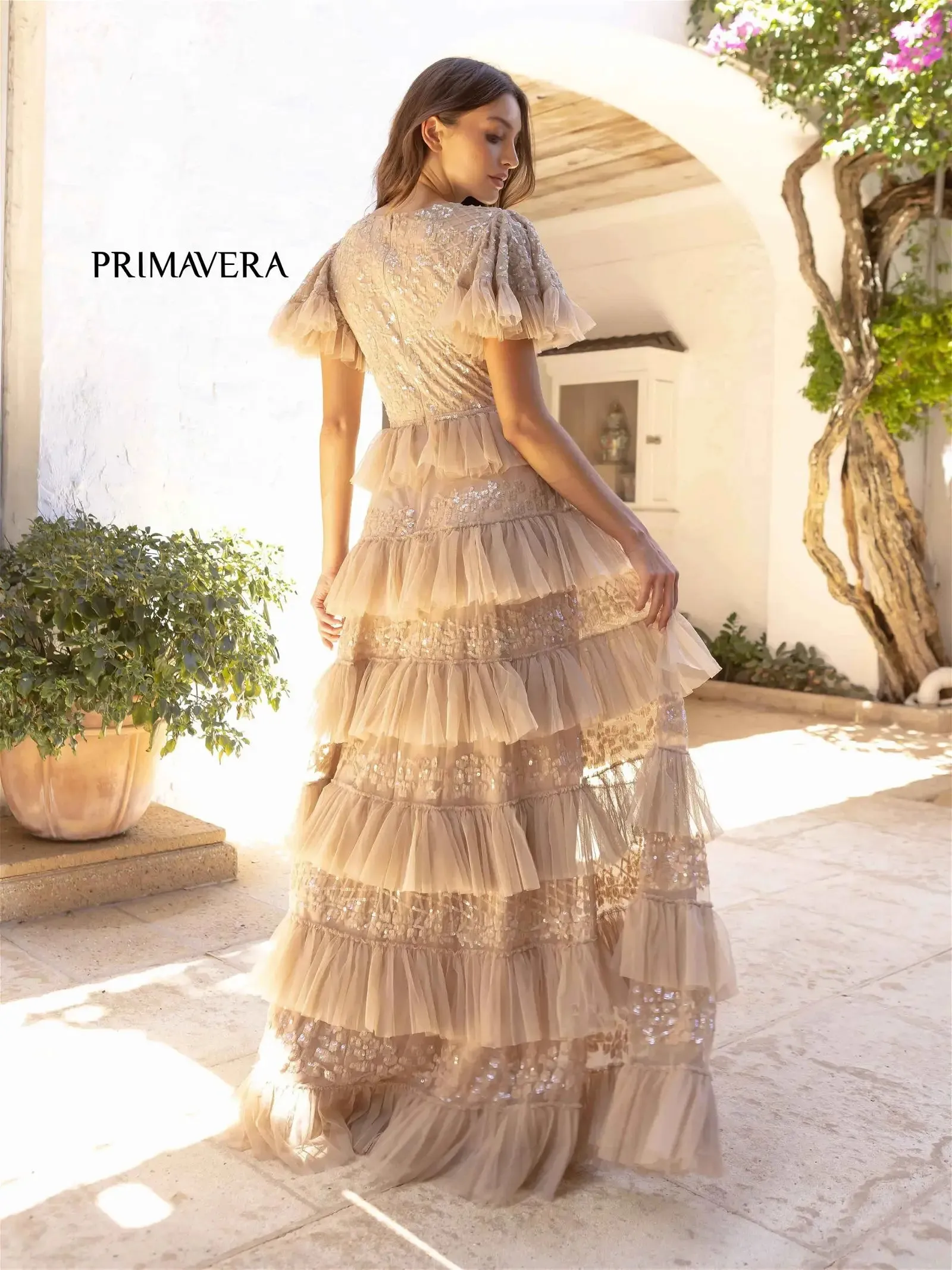 Primavera Couture 12058 Prom Dress Long Beaded gown