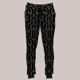 Psychedelic Joggers (UV/RGB, Eco-Friendly, Unisex, Fleece-Lined) | EMERGE