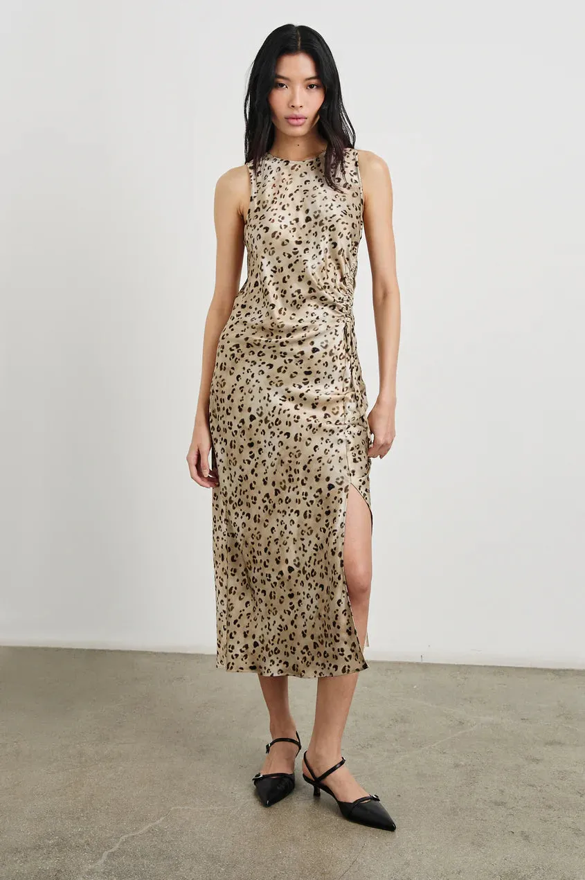 Rails Gabriella Dress, Champagne Leopard