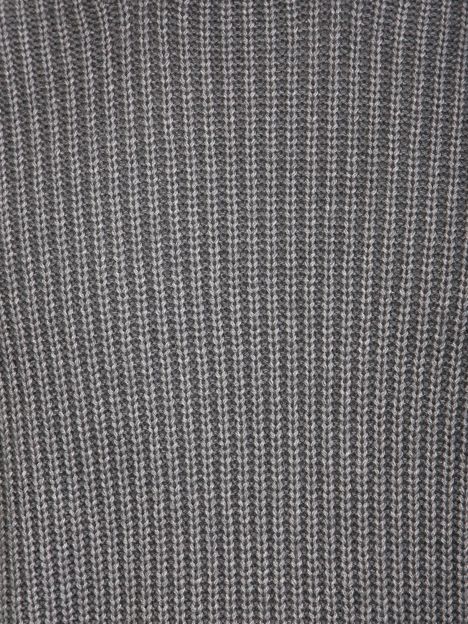 Ribbed cashmere pullover grey