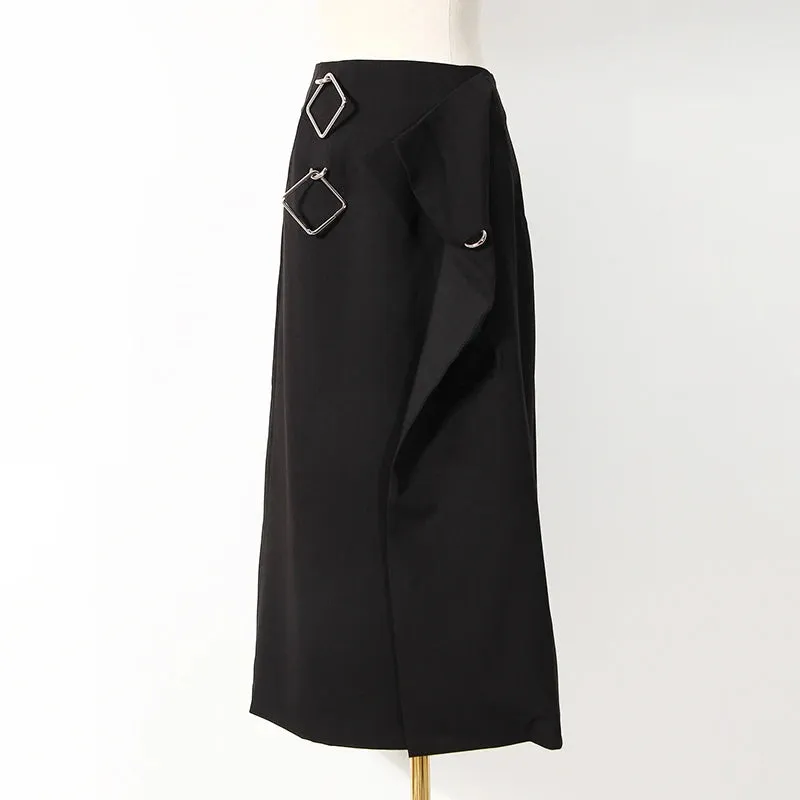 Rock With Me Asymmetrical Skirt