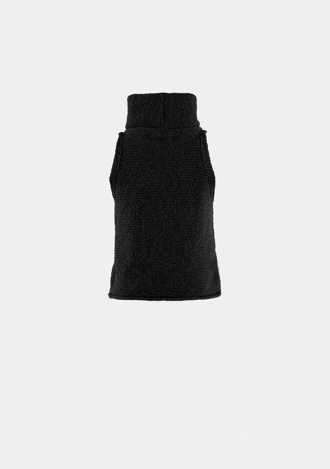 Salma Turtle Neck Top Black