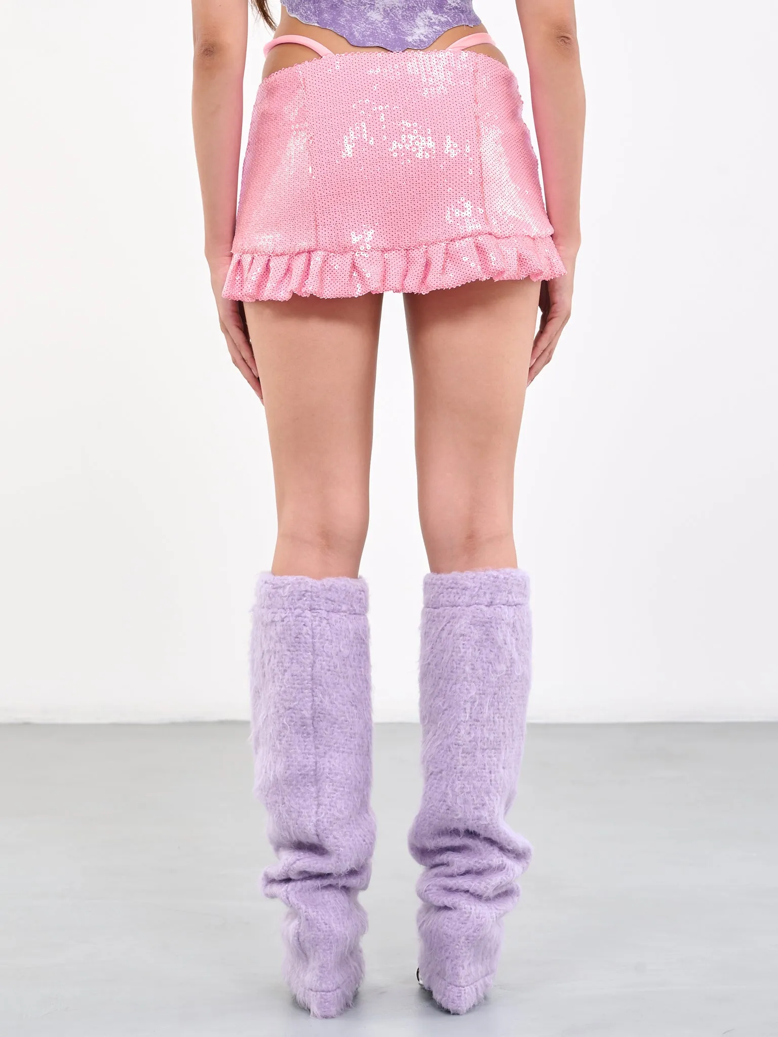 Sequin Mini Skirt (SEQUIN-MINI-SKIRT-PINK)