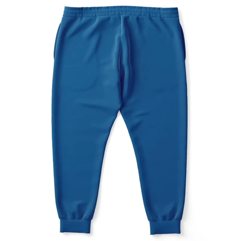 Shaded Blue Joggers | Unisex | with PLUS sizes | C100M50Y0K30