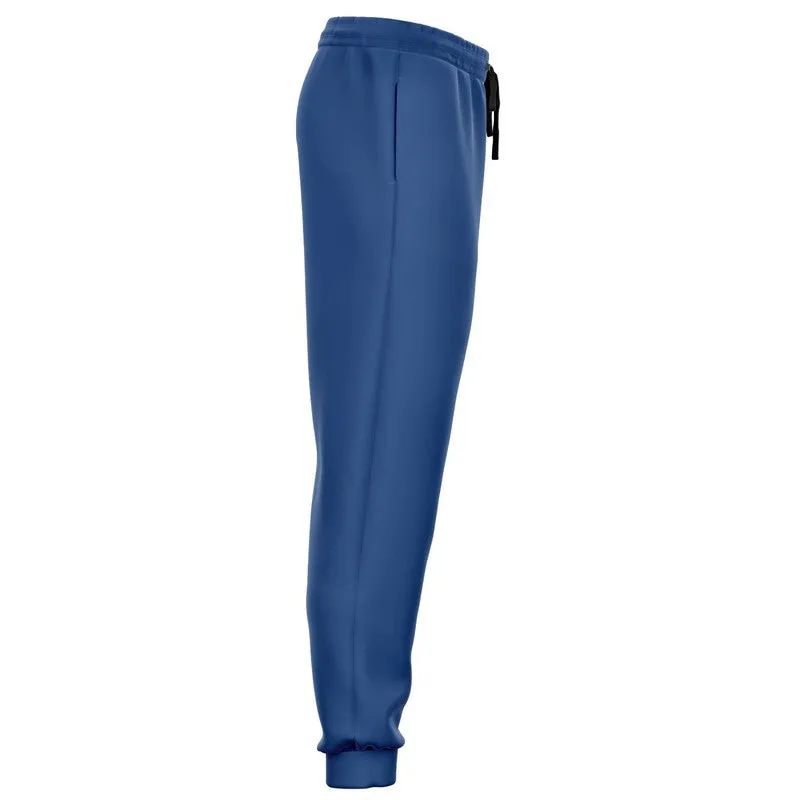 Shaded Midtone Blue Joggers | Unisex | with PLUS sizes | C80M60Y0K30